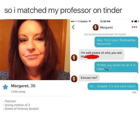 Matching With Your Professor Tinder