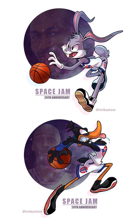 Space Jam 20th By Miikanism On Deviantart