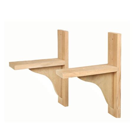 Each one of our brackets includes a brace along with a body casing that provides a much bolder look than just a brace alone. DMC Natural Wood Window Box Brackets (1-Pair)-70810 - The ...