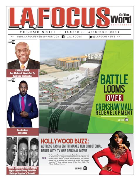 La Focus On The Word August 2017 Issue By La Focus Newspaper Issuu
