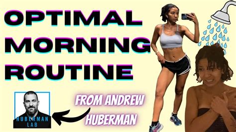 I Tried The Optimal Morning Routine By Andrew Huberman Sunlight Exercise Cold Showers