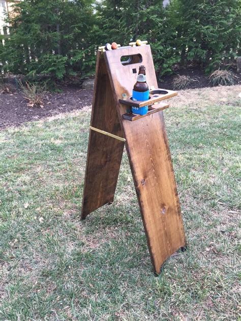 Backyard Games Scoreboard And Drink Holder Single Set Etsy Backyard