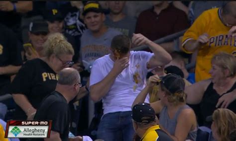 A Fan Went To Catch A Foul Ball Ended Up With A Face Full Of Nachos
