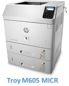 Download hp laserjet enterprise m605dn driver and software all in one multifunctional for windows 10, windows 8.1, windows 8, windows 7, windows xp, windows vista and mac os x (apple macintosh). Troy M605 MICR Printer - Printech Global