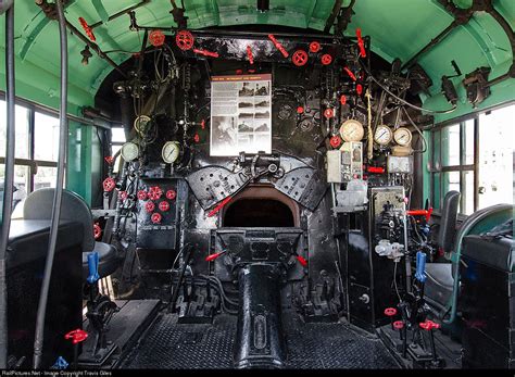 Interior View Of Greenbrier Class Locomotive 614 Steam Locomotive