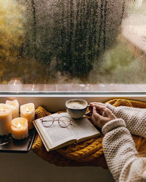 Autumn Cozy Aesthetics — Source Rain And Coffee Coffee And Books Cozy