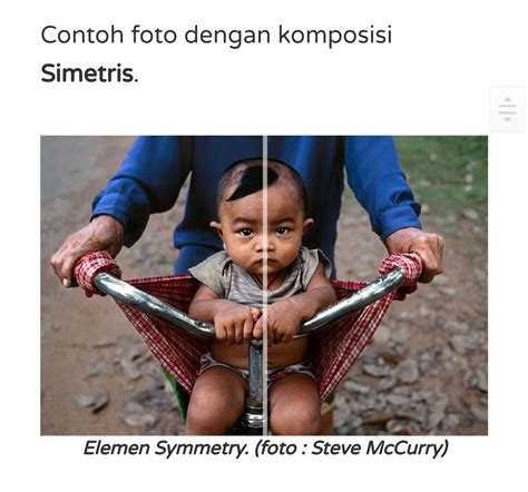 Blazer ini didesain tidak sepeti biasanya. Contoh Gambar Komposisi Simetris - Rajiman