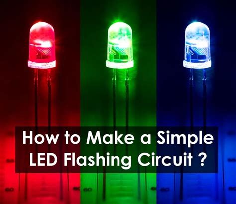 How To Make A Simple Led Flashing Circuit Using Timer Ic Artofit