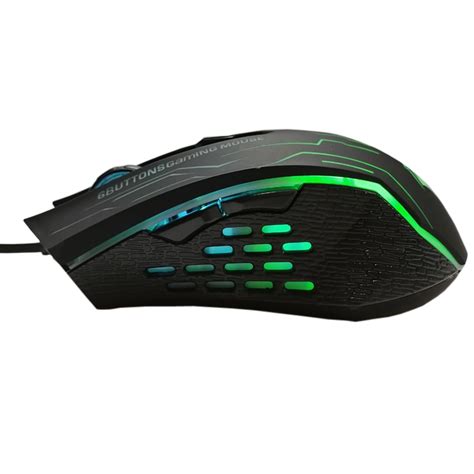 Ergonomic Silent Wired Gaming Mouse With 6 Buttons Hobbiestly