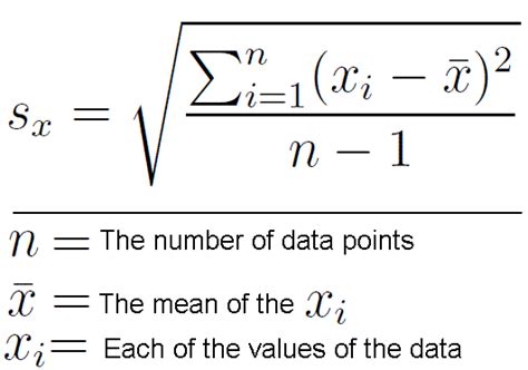 how to calculate standard deviation guide formulas ex