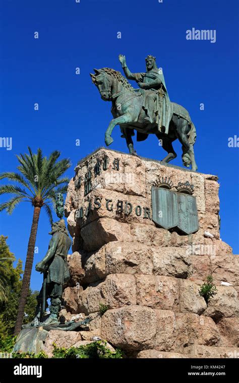 King James 1 Monument Placa Despana Palma De Mallorca Majorca