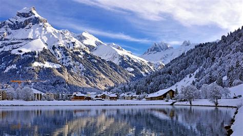 Switzerland Mountains Snow
