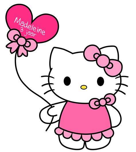 Design Pink Hello Kitty Images Free Cute Balloon Png Transparent