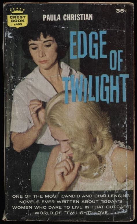 Edge Of Twilight 1959 Lesbian Pulp Novel 2 14 Color Camera Negative
