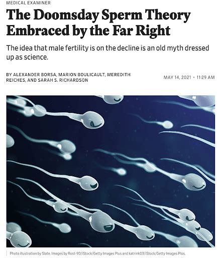 Sperm Count Culture War An Important Science Discussion About