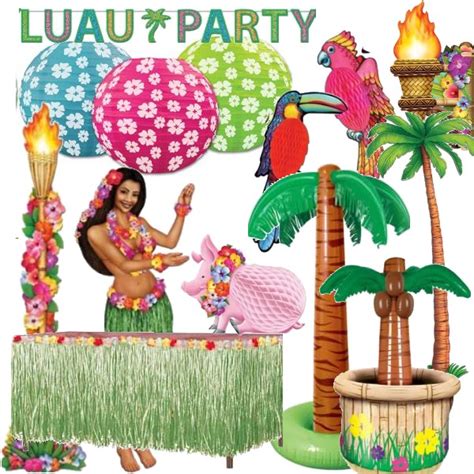 luau party decorations