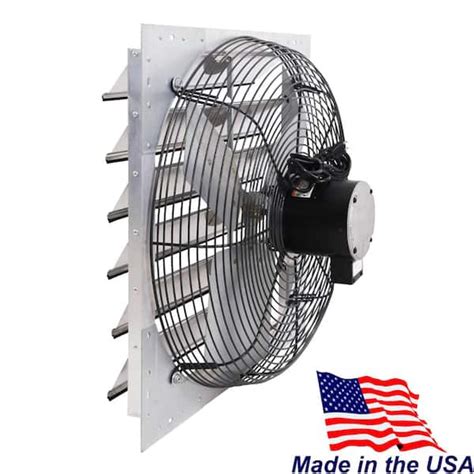 Business And Industrial Power Shutter Mounted Variable Speed Exhaust Fan