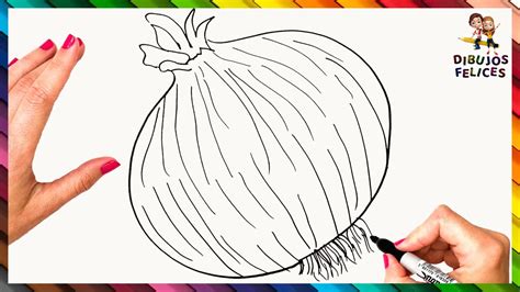 Cómo Dibujar Una Cebolla Paso A Paso 🧅 Dibujo De Cebolla Youtube