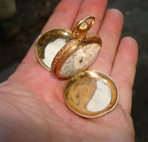 Waltham Ornate 14kt Solid Gold Pocket Watch
