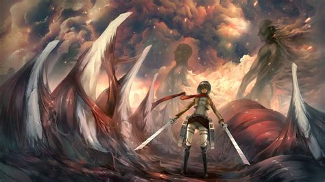 A small percentage of humanity survived by walling themselves in a city protected by extremely high walls, even taller than the. Attack On Titan Wallpapers - Wallpaper Cave