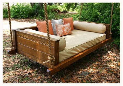 Vintage Porch Swings Make From The Kiddos Old Twin Bed Rustic