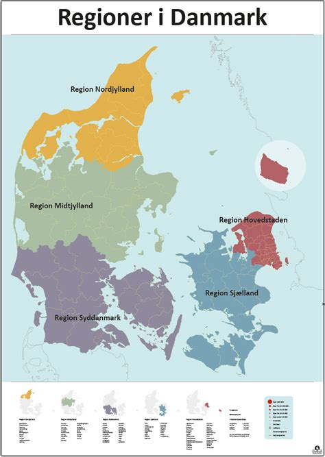 Imponerende præcist kort når man tænker på, at det er lavet i 1801. Danmarks Regioner og Kommuner kort - detaljeret - Bitmedia