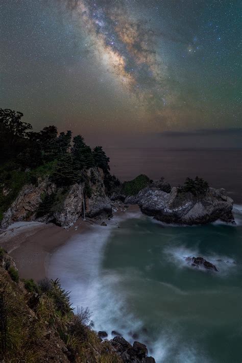 Milky Way At Mcway Falls This Place Is Always Stunning Big Sur