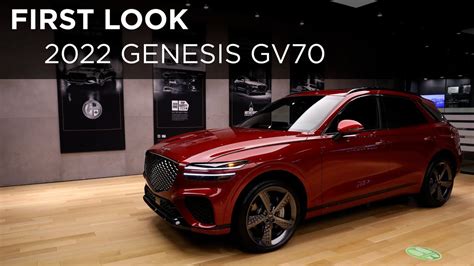 2021 Genesis Gv70 First Look Drivingca Youtube