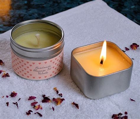 how to make massage oil candles garden living and making with lovely greens