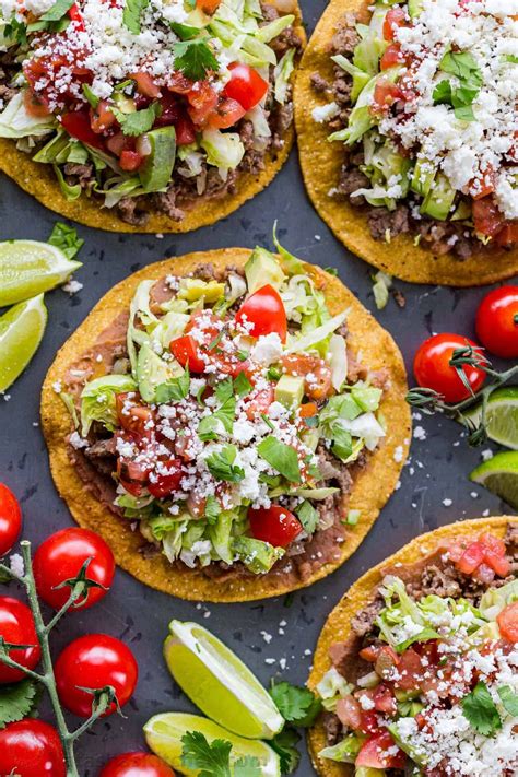 Homemade Tostadas Are So Satisfying And Easy To Make These Are Loaded