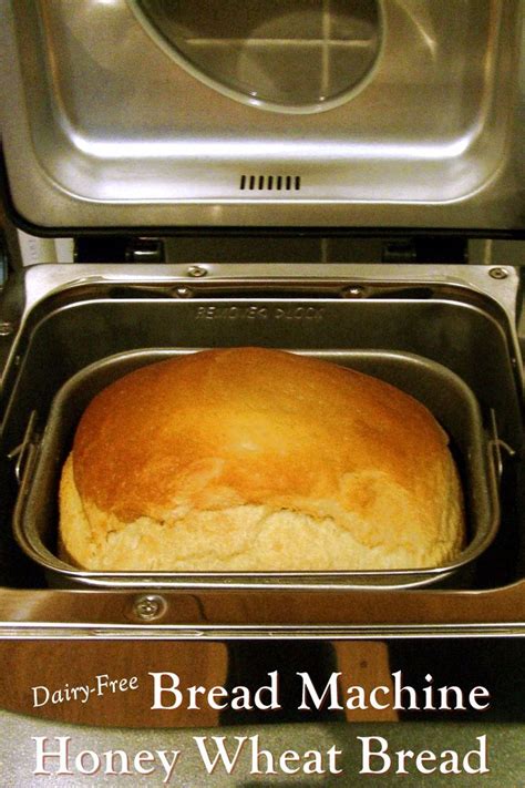 My cuisinart bread machine never rise my bread? Honey Whole Wheat Bread in the Bread Machine (Dairy-Free) | Recipe in 2020 | Vegan bread machine ...