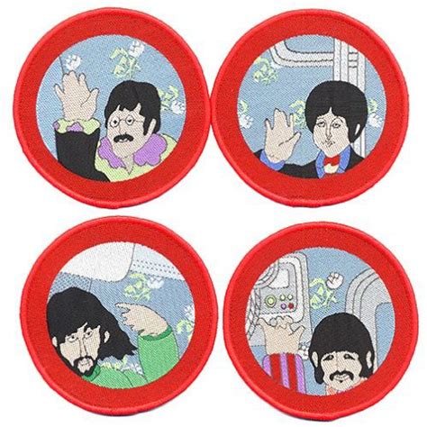 The Beatles Patch Set Beatles Fab Four Store Exclusively Beatles Only