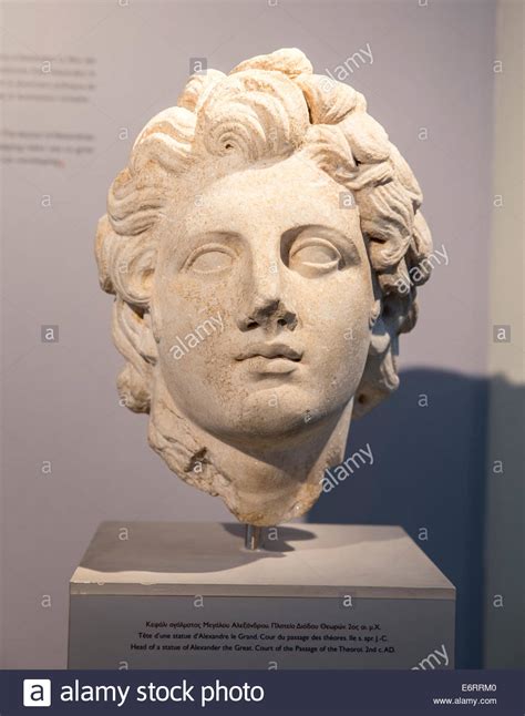 Alexander The Great Head Of A Statue From The Court Of