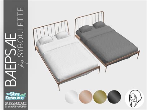 The Sims 4 Custom Content Beds Lasopacolors