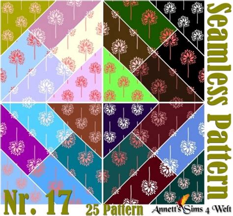Seamless Pattern Nr 17 At Annetts Sims 4 Welt Sims 4 Updates
