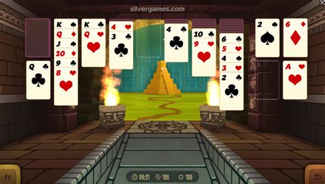 3d Solitaire Play Online On Silvergames 🕹️