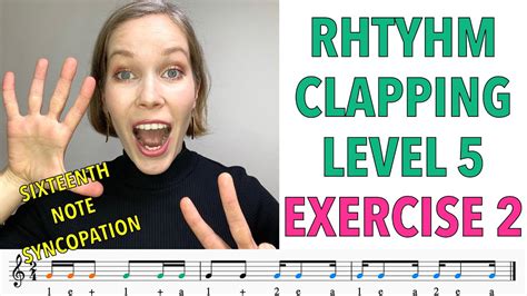 Rhythm Clapping Practice Level 5 Exercise 2 Sixteenth Note