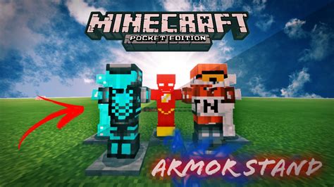 Electric Games Armor Stand Mod Minecraft Pe Suporte Para Armaduras