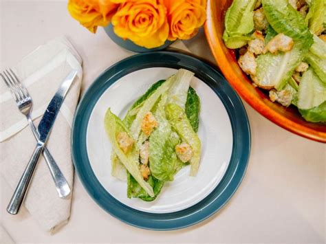 Tableside Caesar Salad Recipe Geoffrey Zakarian Food Network