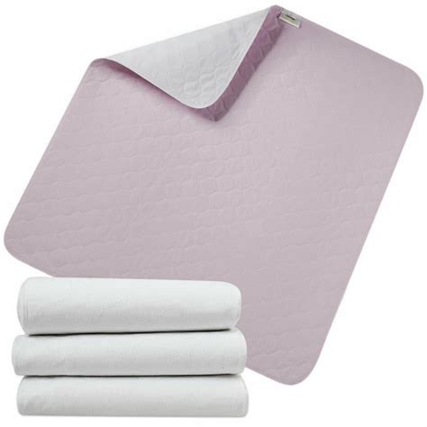 Costway 4pcs Washable Underpads Reusable Bed Pads Waterproof