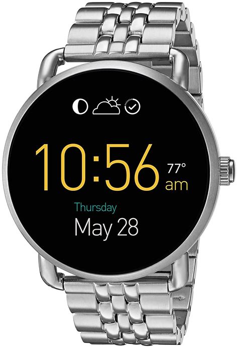 These are the watches that fossil wants you to believe will work well with iphones — including for making calls. Fossil - NEW FOSSIL (FTW2111) Q WANDER GENERATION 2 SILVER ...