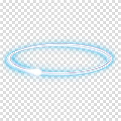 Aureola Made In Picsart White And Blue Circle Illustration Transparent