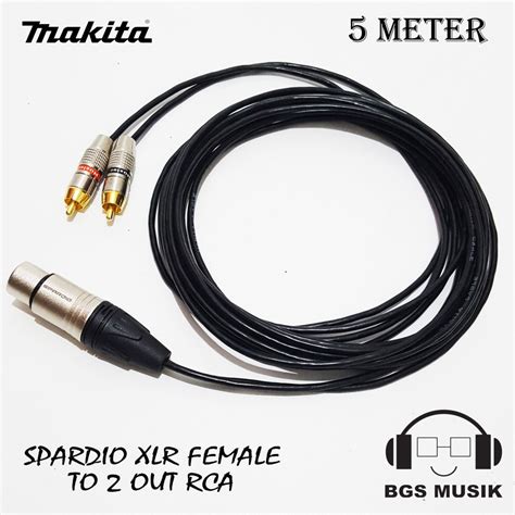 Jual Kabel Jack Xlr Female To Out Rca M Kabel Jack Canon Female To