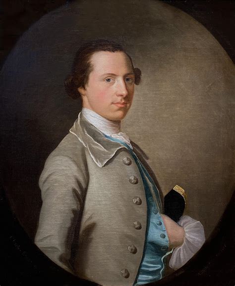 Sir Allan Ramsay Portrait Of Joseph Benwell Original Oil Painting