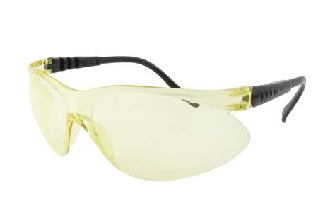 Sport Safety Glasses Z87 Safety Rated In Black And Yellow Sts 15 1