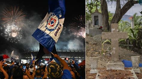 Fan Del Cruz Azul Recibe Noticia De Campeonato En La Tumba Y La Imagen Se Vuelve Viral El