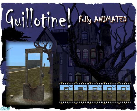 The Sims Resource Animated Grisly Guillotine