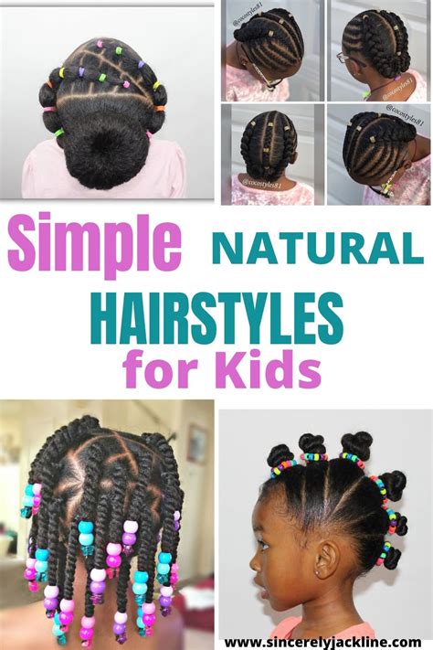 Super Easy Natural Hairstyles For Kids Sincerely Miss J