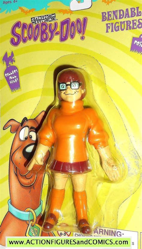 Scooby Doo VELMA DINKLEY Bendable Figures Equity Toys Cartoon Network Moc Scooby Doo Cartoon