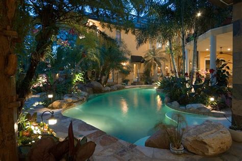 20 Beautiful Swimming Pool Landscaping With Trees Wzrost